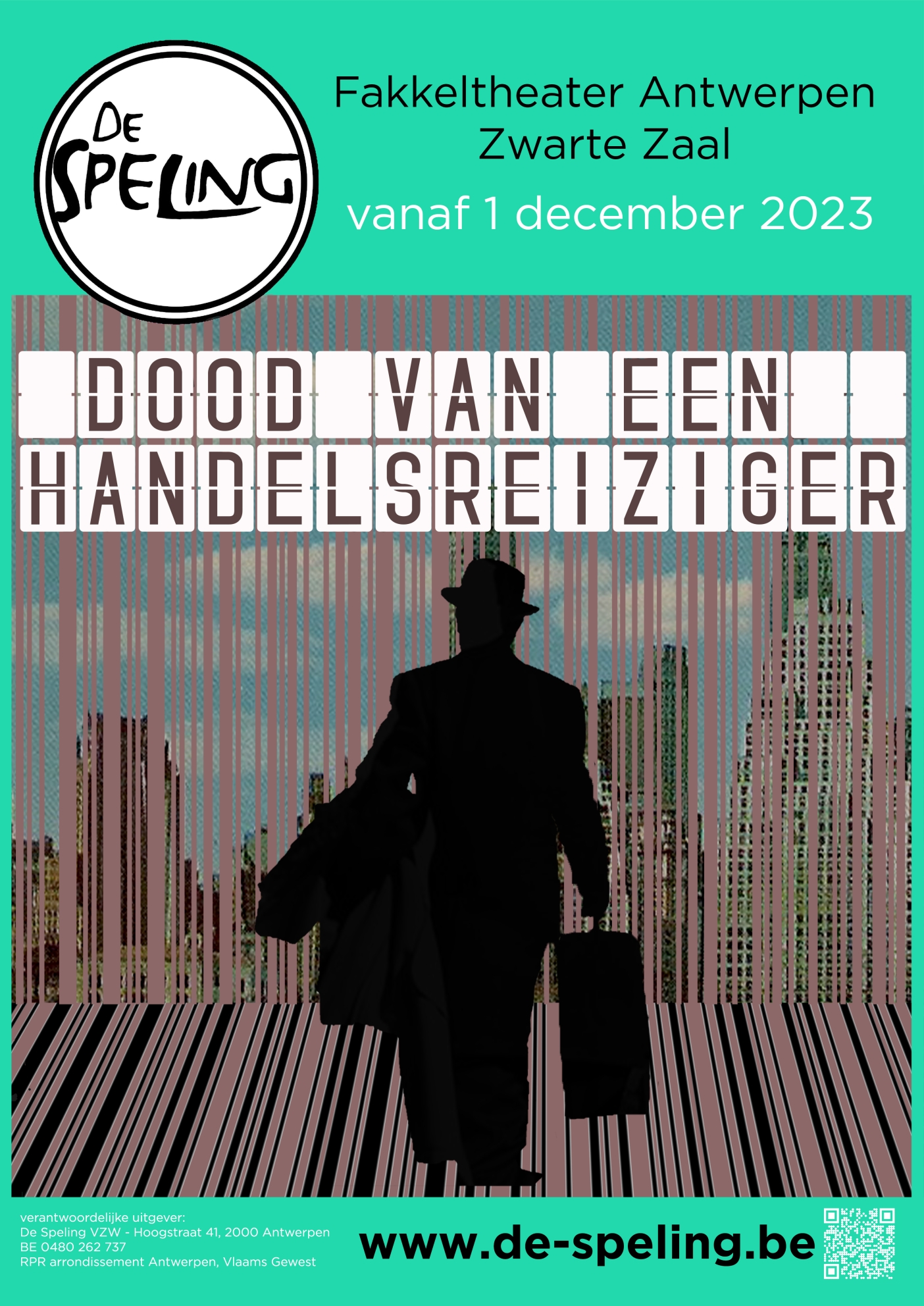 Affiche Dood van een Handelsreiziger website